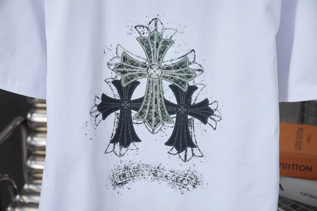 Chrome Hearte CH 25SS New Arrival 100% 32 1X 1 ：Black/White Size：S/M/L/XL